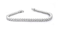 5.00 Ct Emerald and Diamond Tennis Bracelet, Sterling Silver Women'S Jewelry, Length 6-9 Inches
