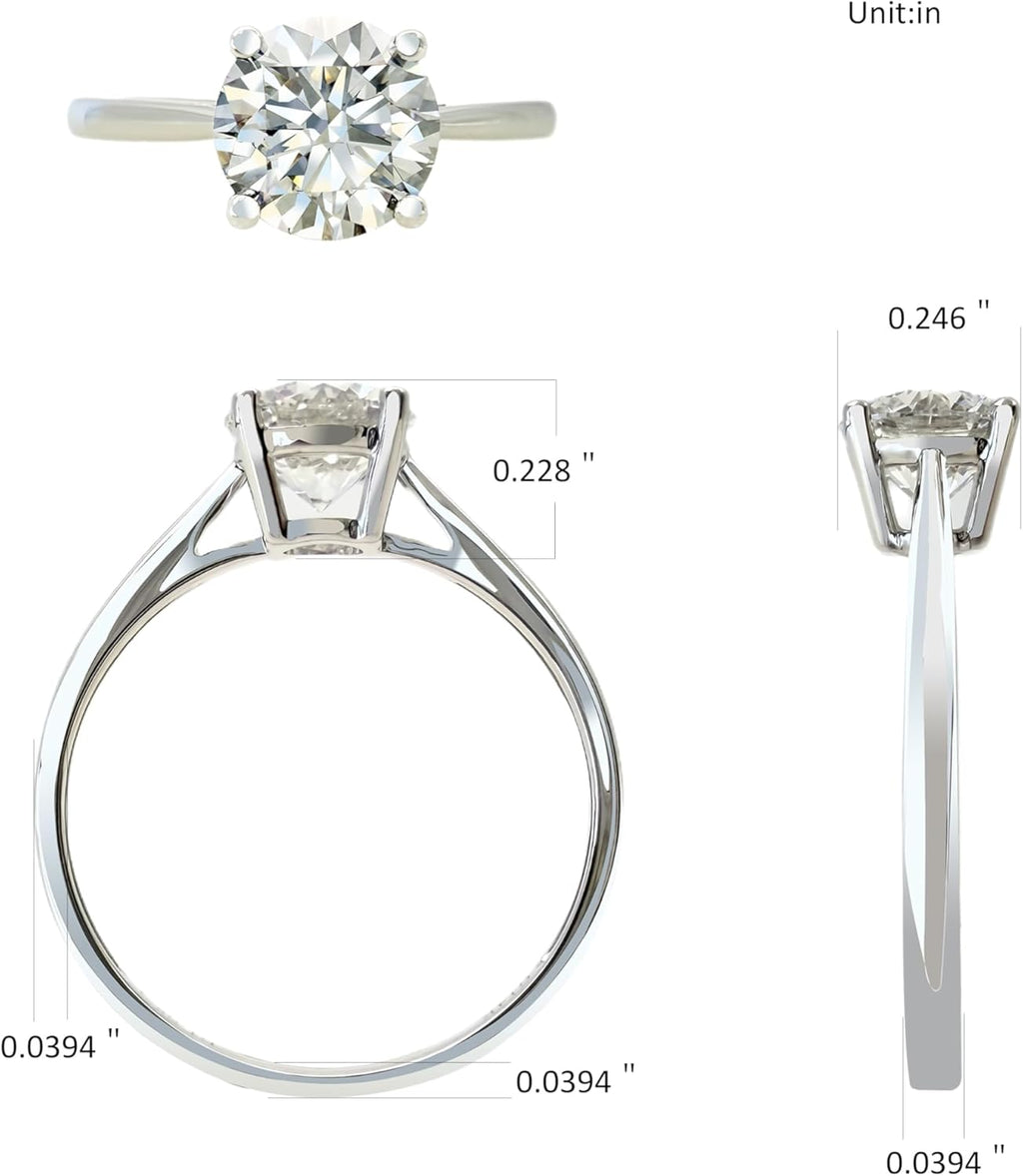 Elegant Lab Grown Diamond Ring