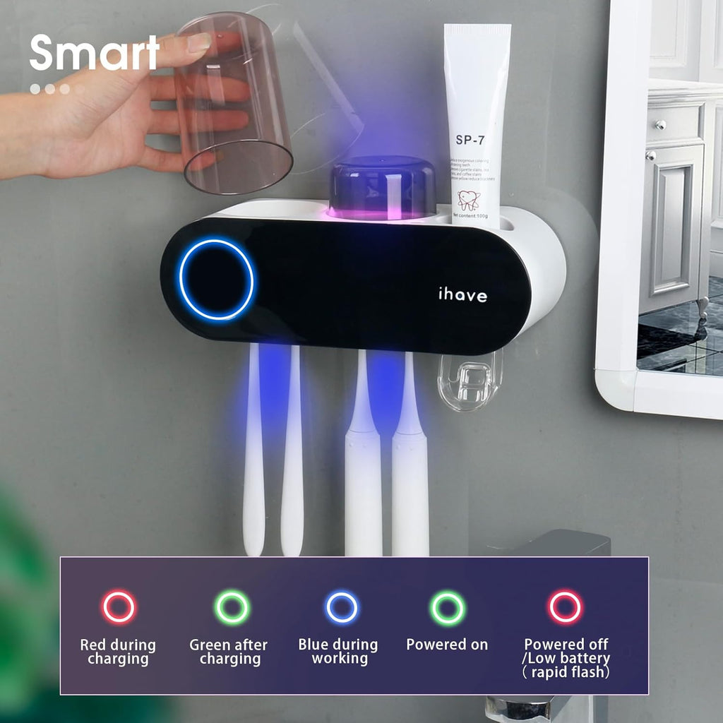 Smart UV Toothbrush Station