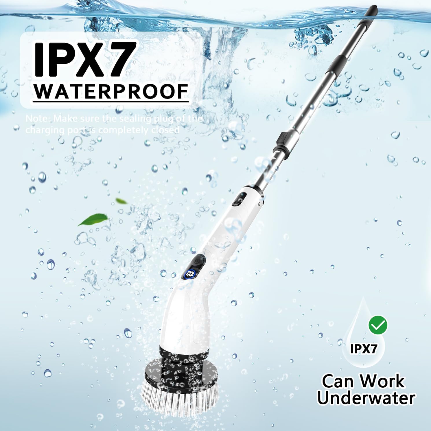 Waterproof Spin Scrubber Magic