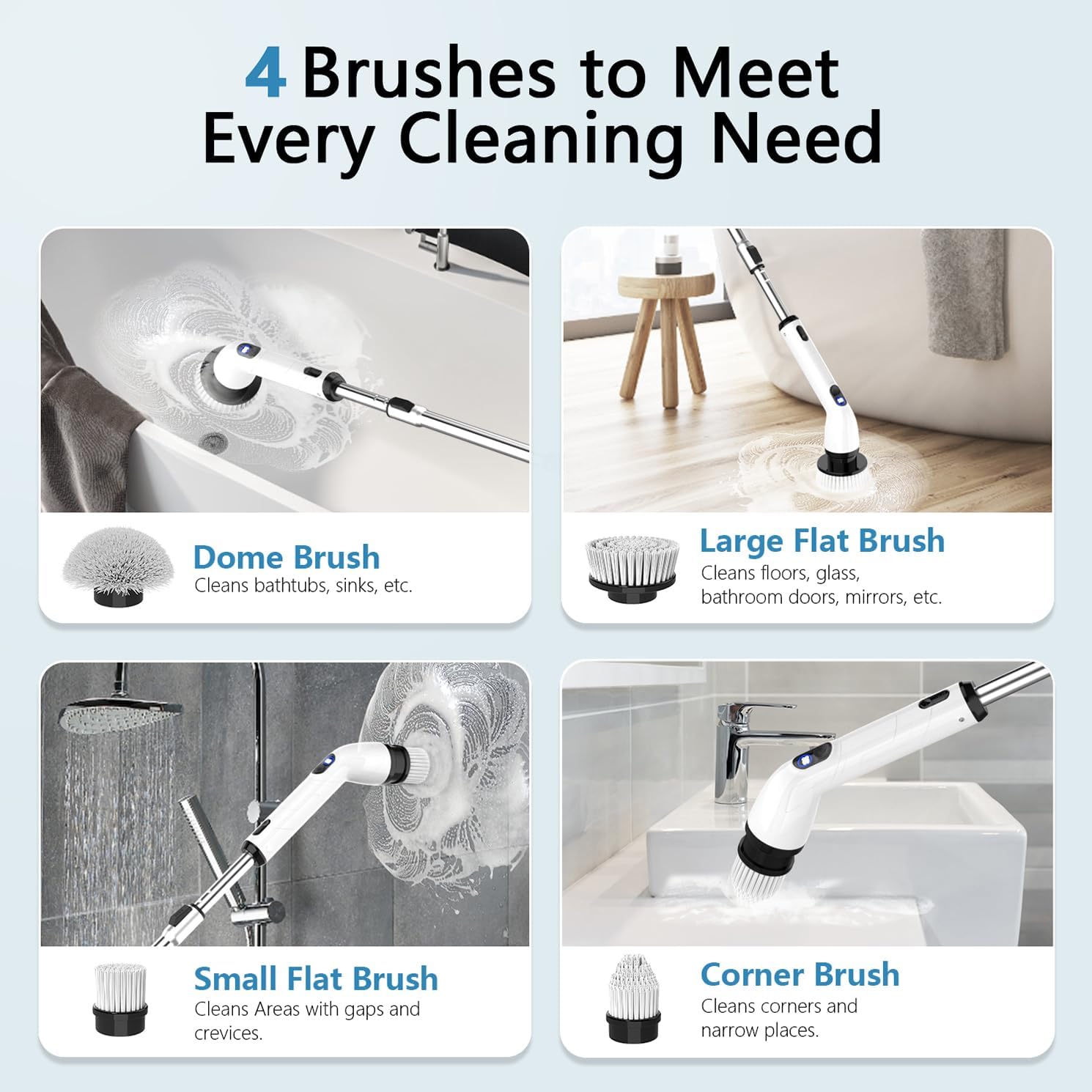 Waterproof Spin Scrubber Magic