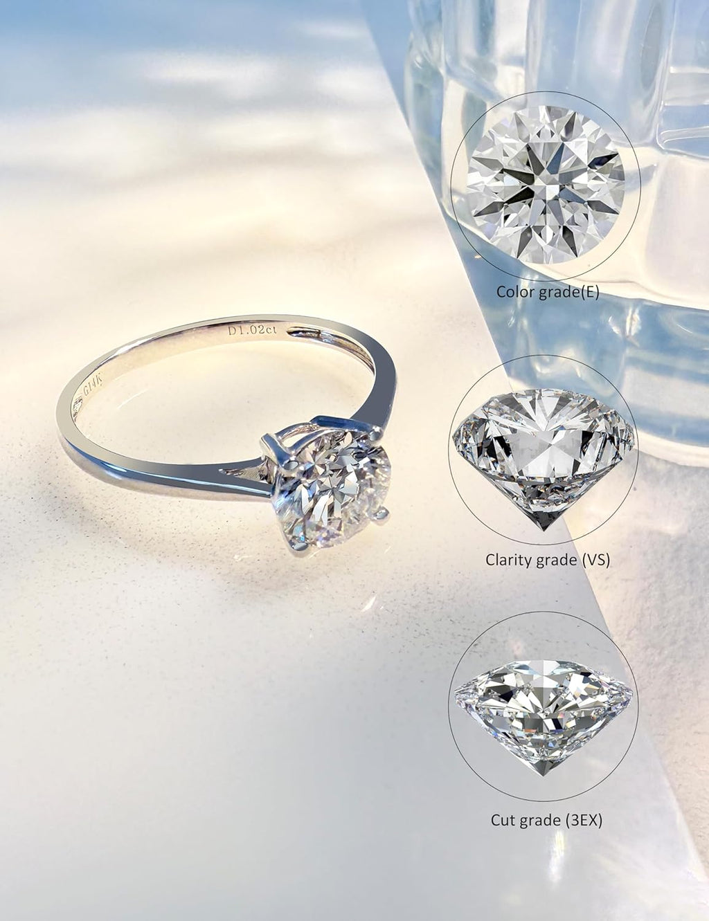 Elegant Lab Grown Diamond Ring
