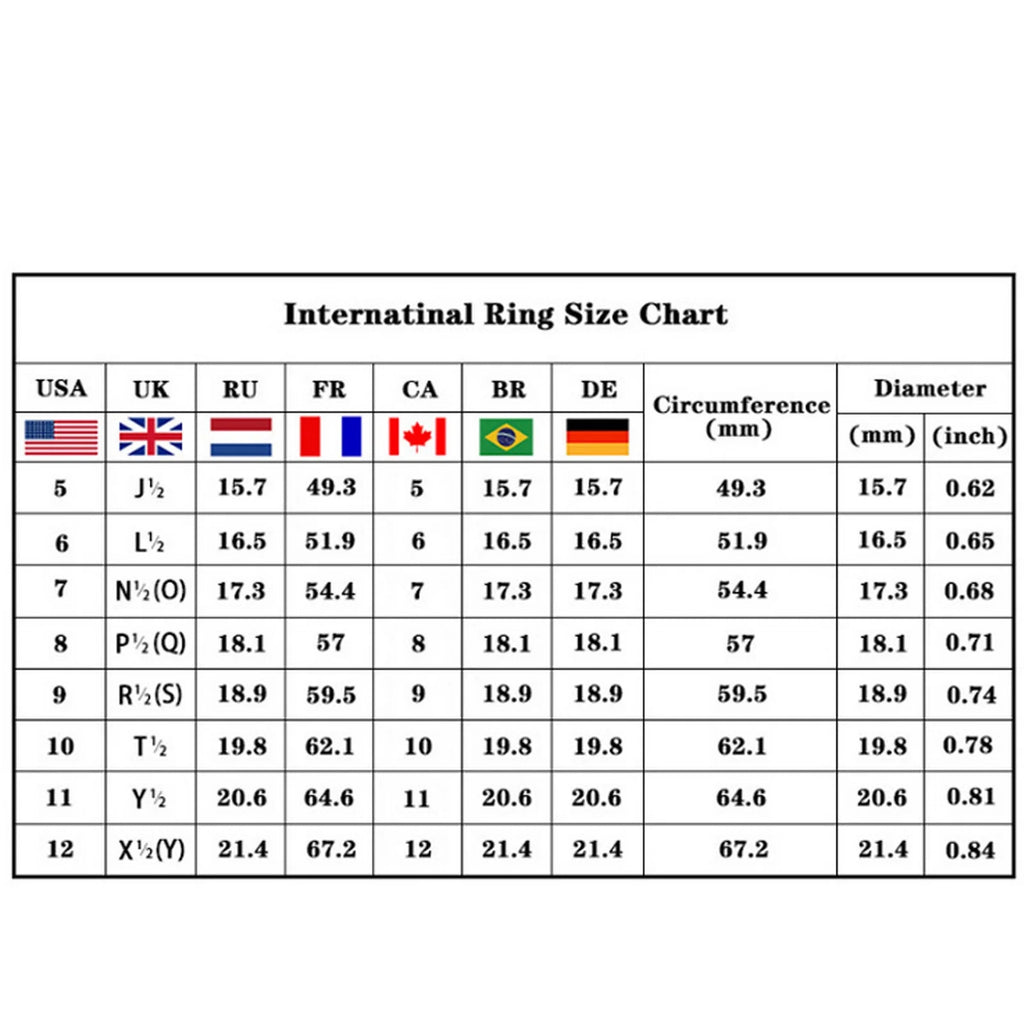 Womens Ring Women Famale Fashion Lover Jewelry Heart Cut Rainbow & White Gemstone Ring